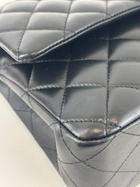 Classic Medium Flap Lambskin Black GHW