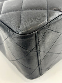 Maxi Flap Lambskin Black SHW