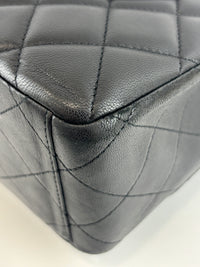 Maxi Flap Lambskin Black SHW