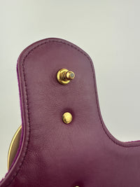 Marmont Medium Purple Quilted Velvet Bag