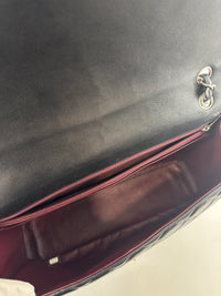 Maxi Flap Lambskin Black SHW