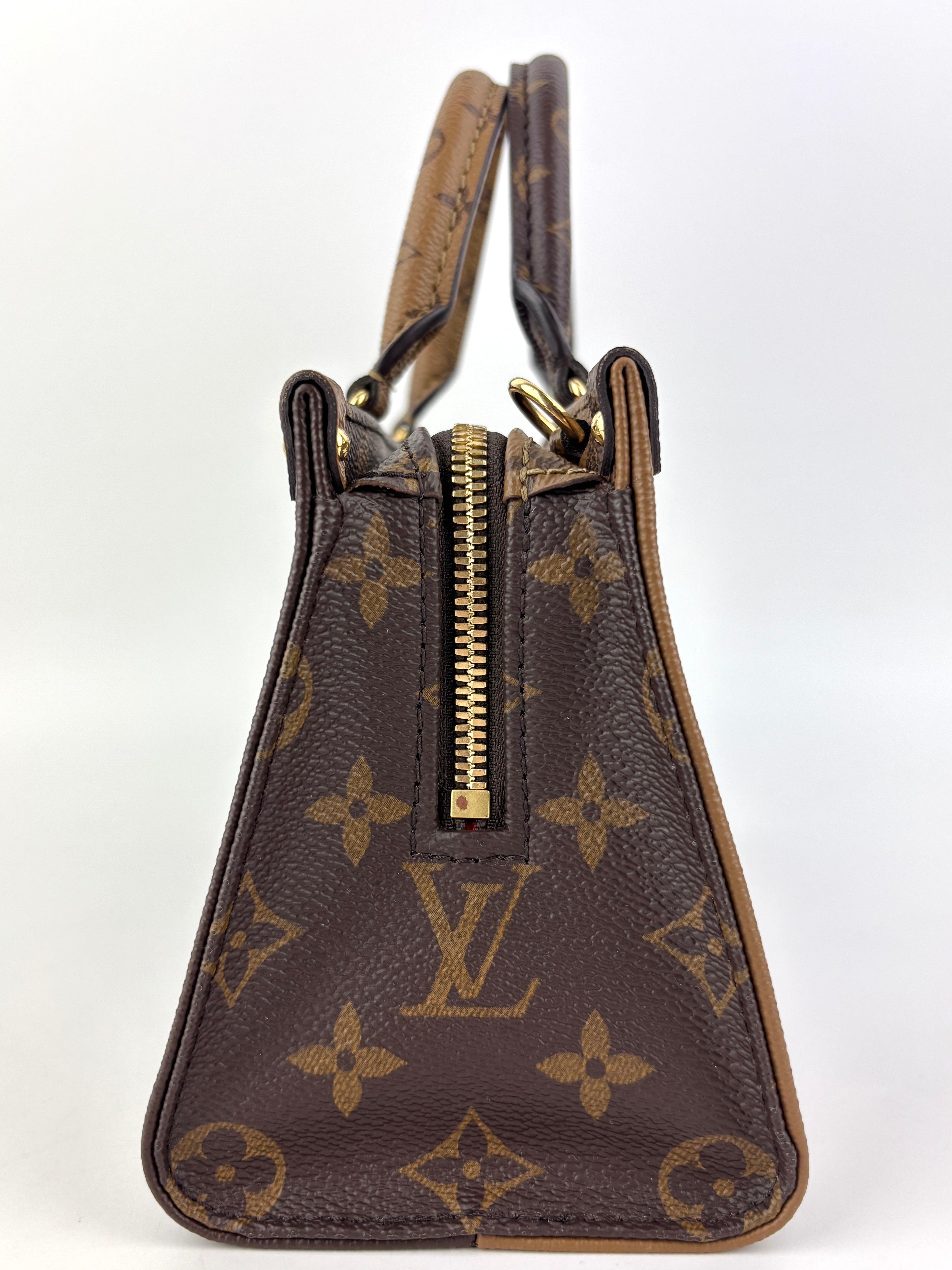 Louis Vuitton M46653 OnTheGo East West Monogram Reverse RFID – Glampot