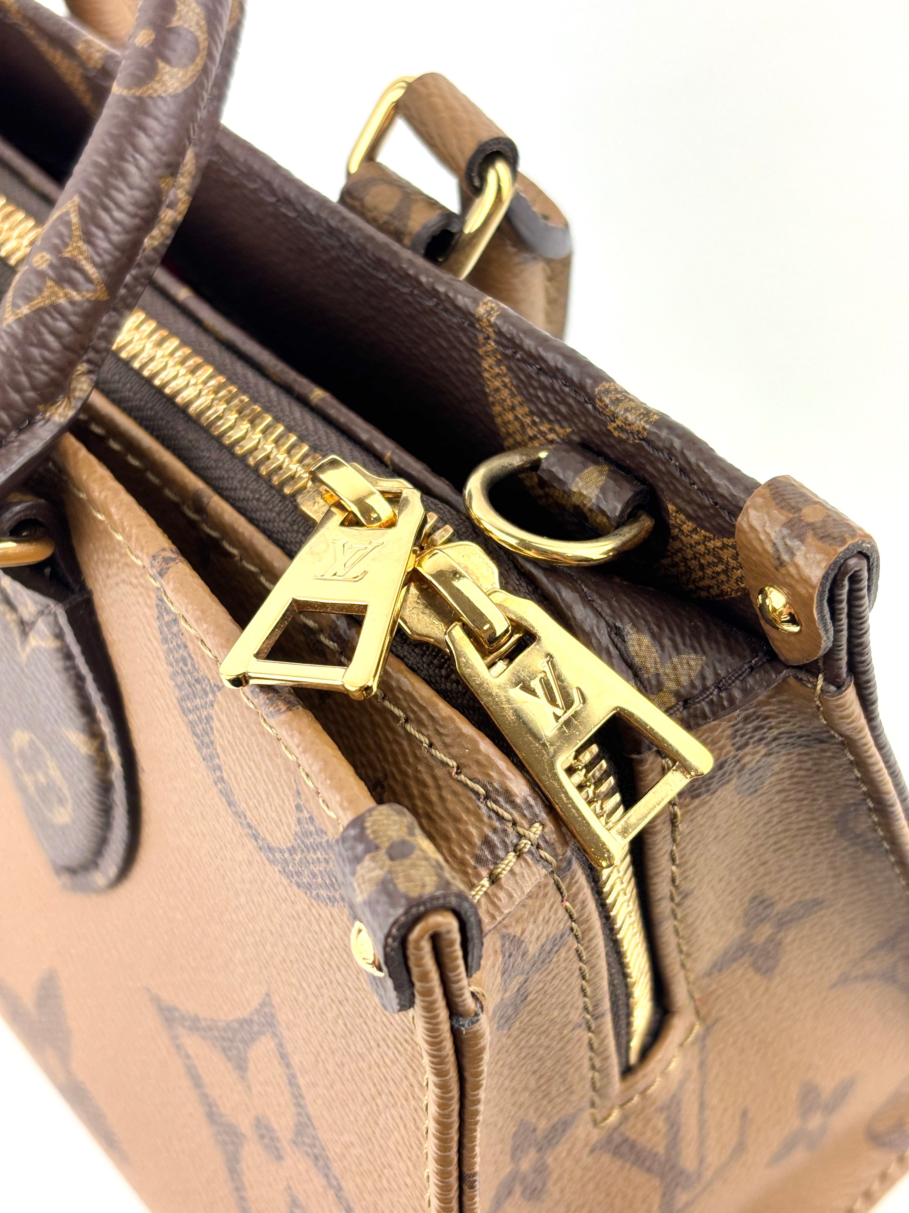Louis Vuitton M46653 OnTheGo East West Monogram Reverse RFID – Glampot