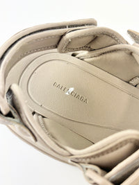 Tourist Sandals in Taupe Faux Leather Size 41