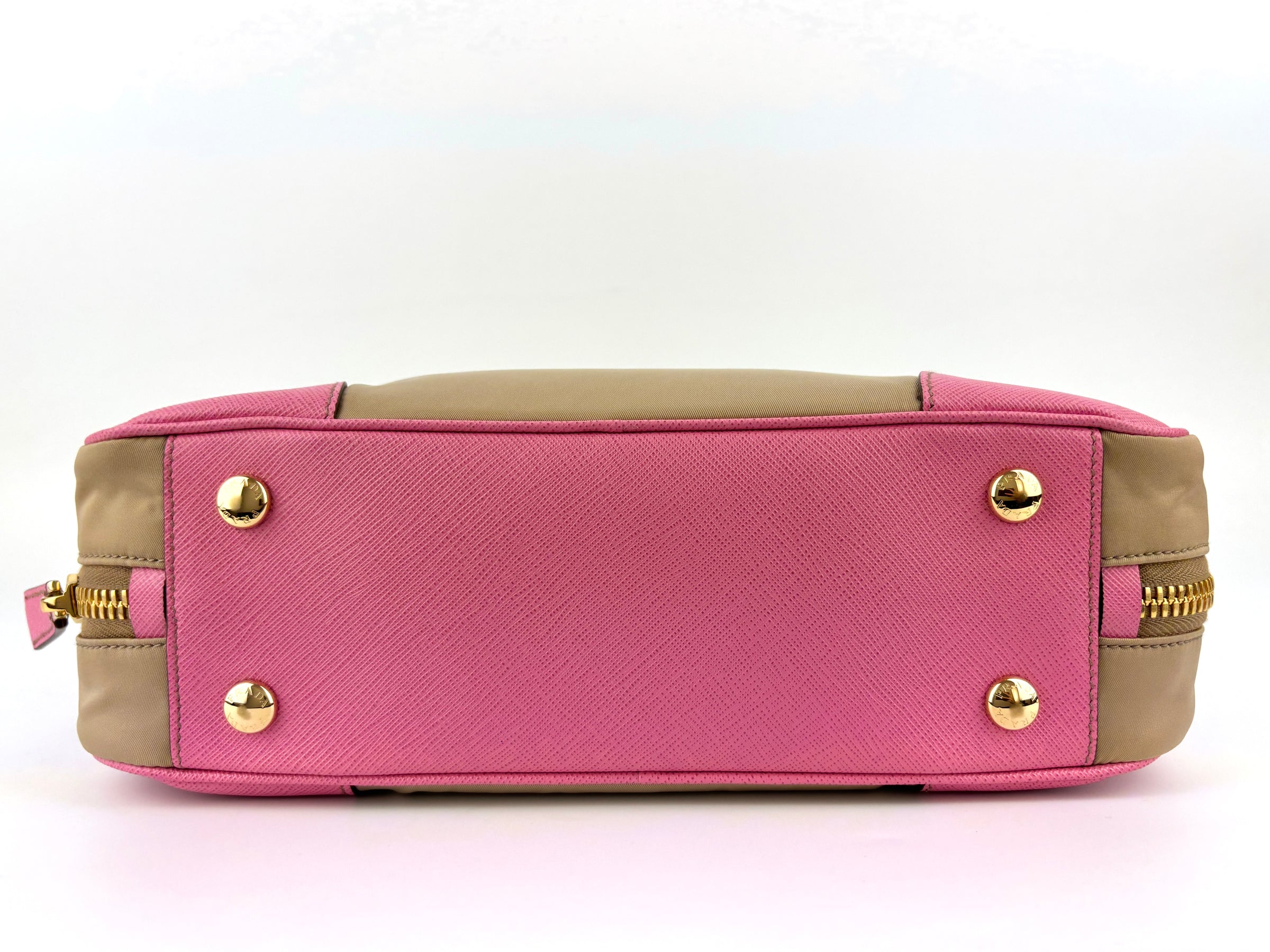 1BB115 Re-Edition 1978 Re-Nylon & Saffiano Medium Bag Camel - Glampot