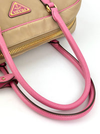 1BB115 Re-Edition 1978 Re-Nylon & Saffiano Medium Bag Camel - Glampot