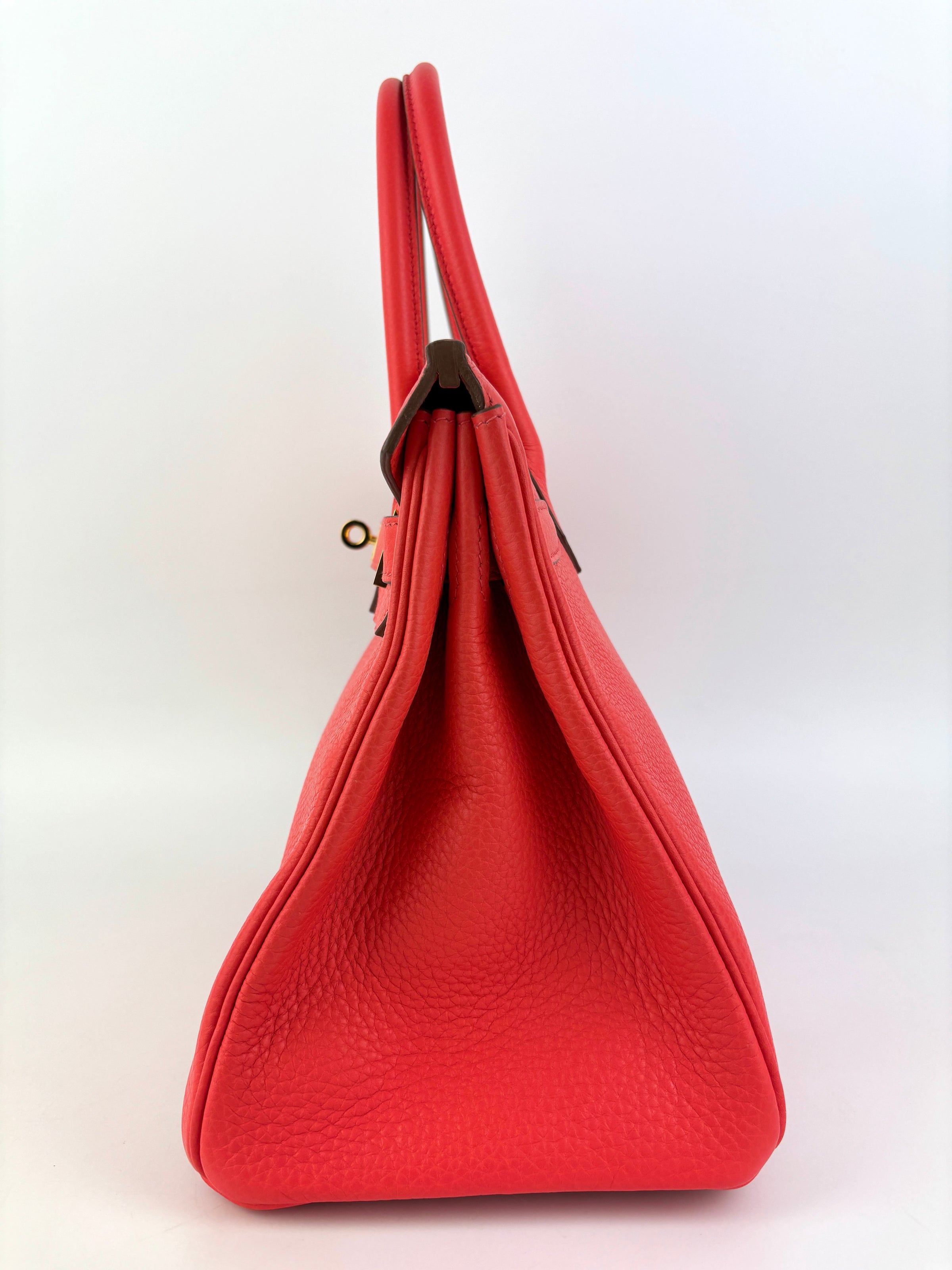 Birkin 30 Rose Jaipur Clemence GHW