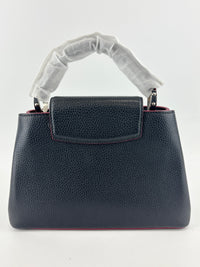 Capucines BB Navy Blue Taurillon Leather