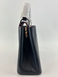 Capucines BB Navy Blue Taurillon Leather