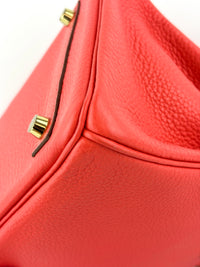 Birkin 30 Rose Jaipur Clemence GHW