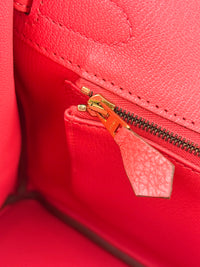 Birkin 30 Rose Jaipur Clemence GHW