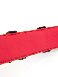 Fendi Multicolor Leather Flower Strap You Shoulder Strap