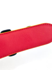 Fendi Multicolor Leather Flower Strap You Shoulder Strap