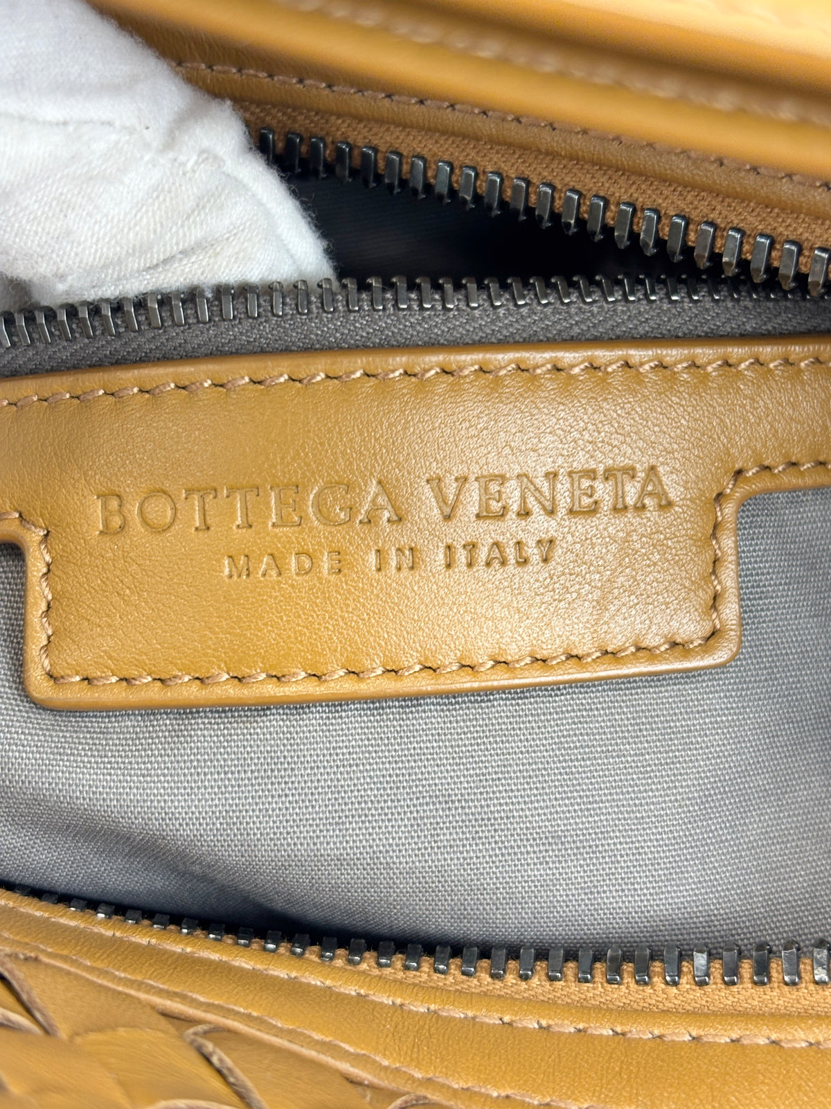 Intrecciato Woven Nappa Pyramid Bag