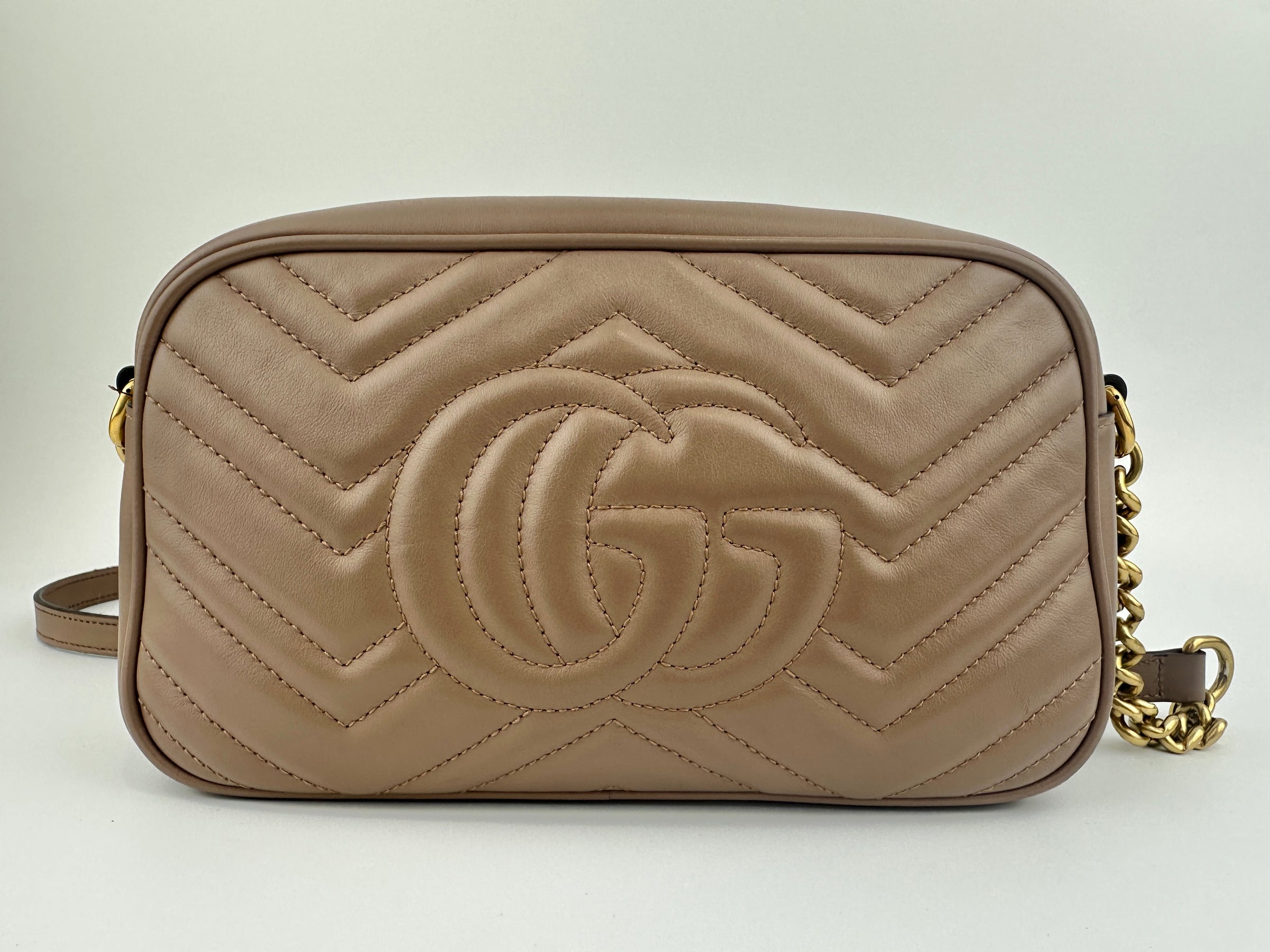 GG Marmont Small Dusty Pink Camera Bag