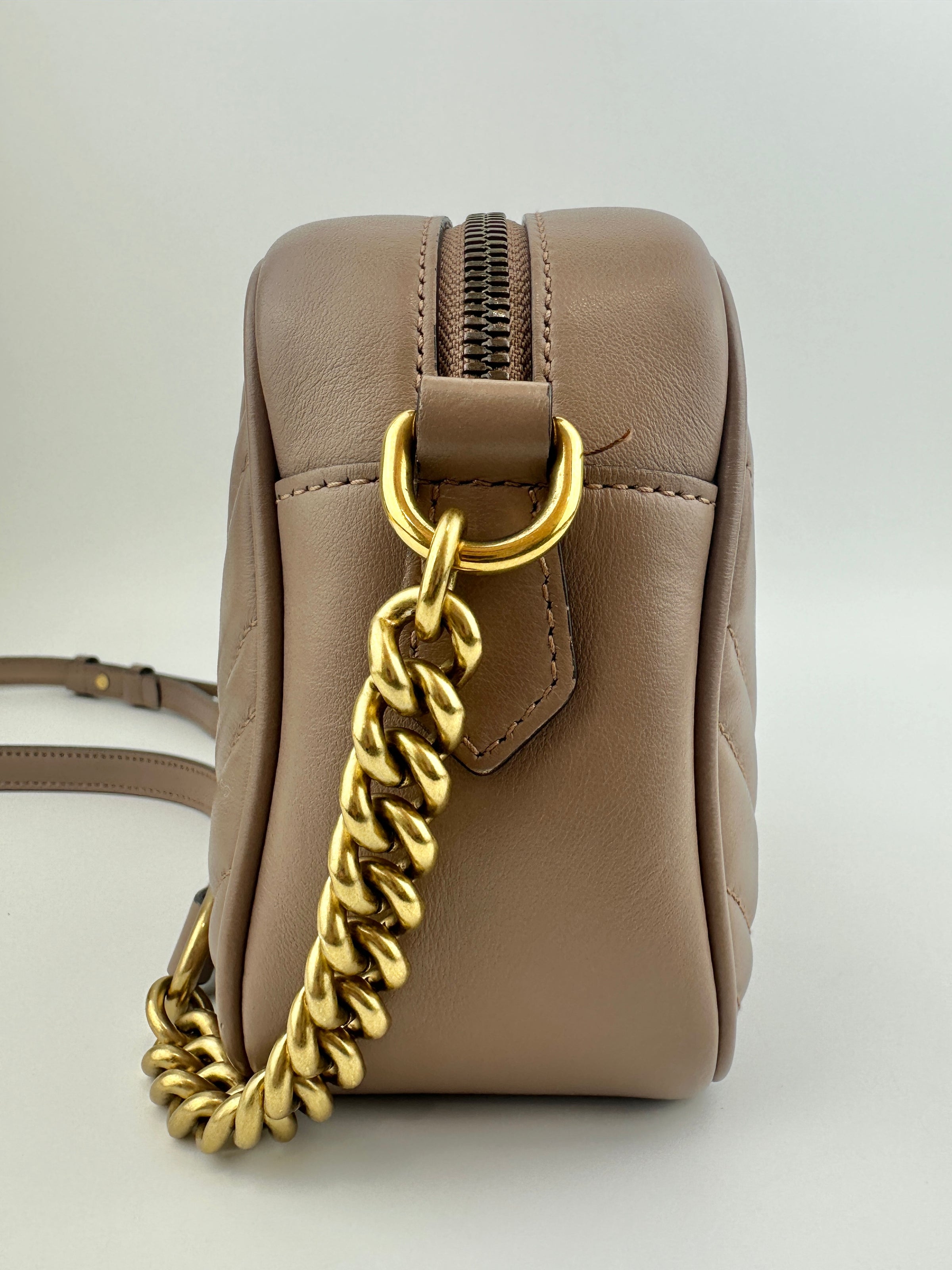 GG Marmont Small Dusty Pink Camera Bag