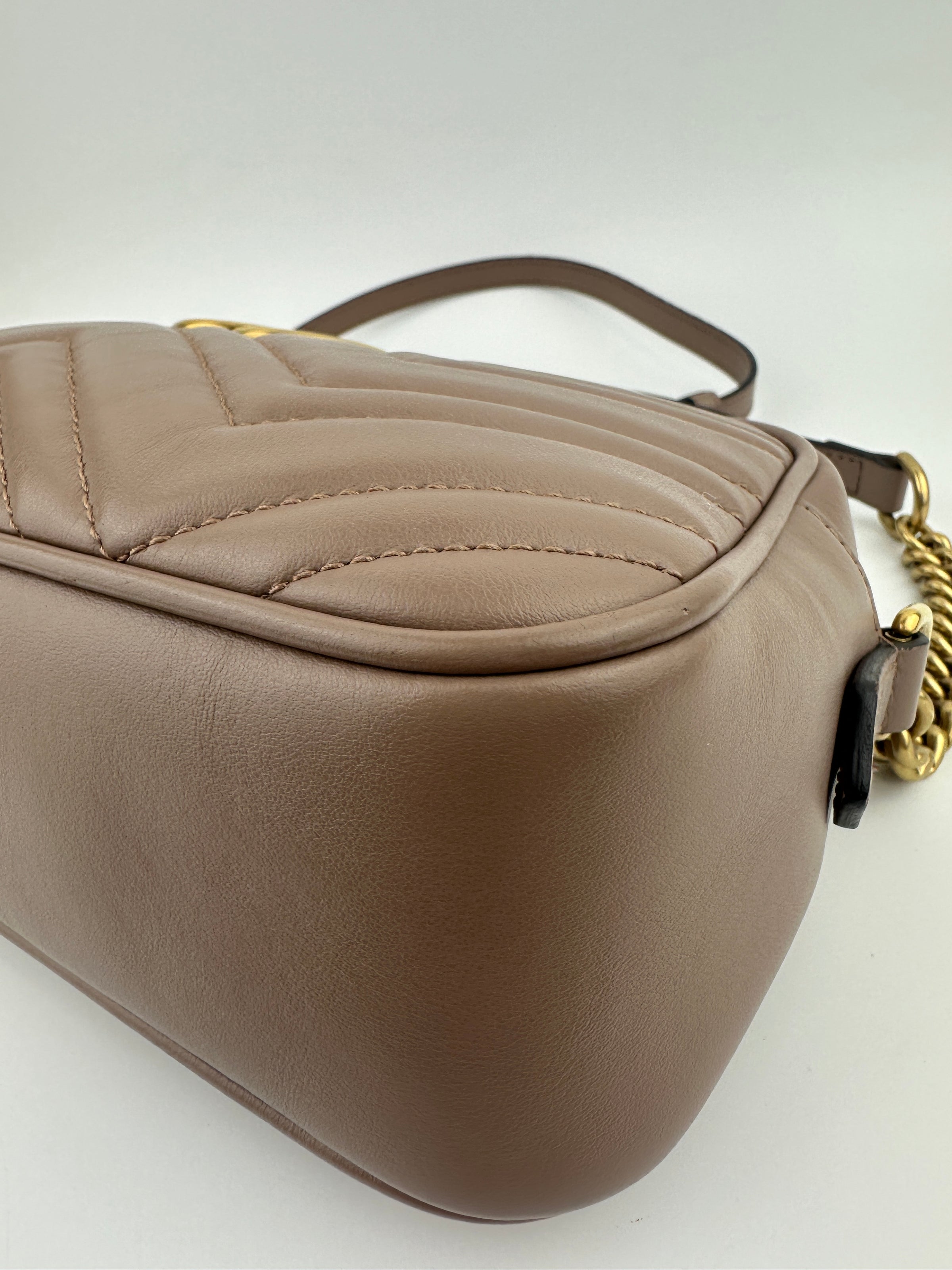 GG Marmont Small Dusty Pink Camera Bag