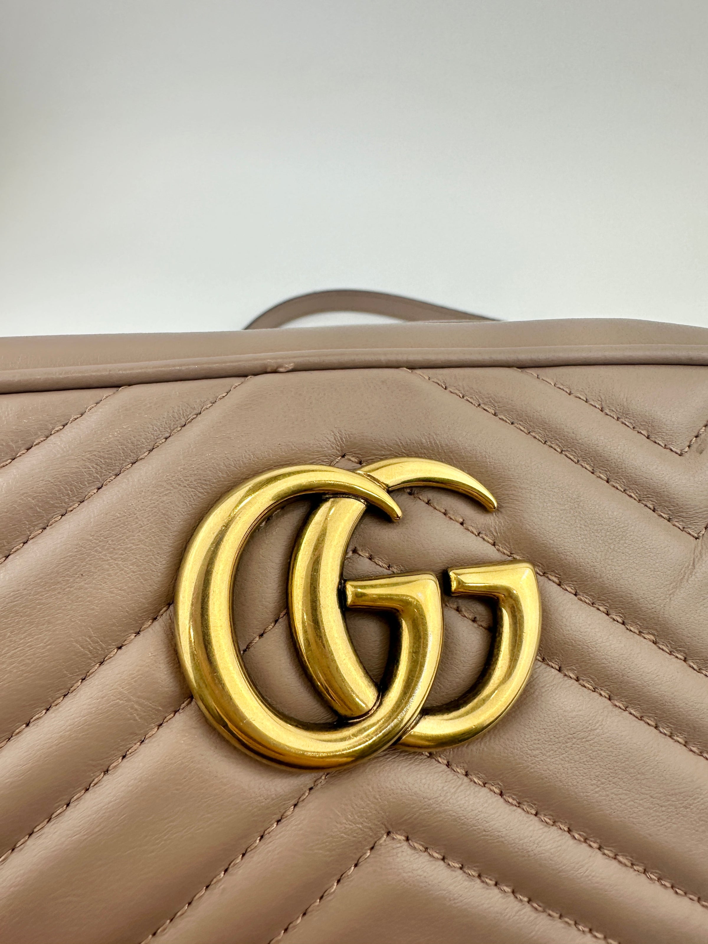 GG Marmont Small Dusty Pink Camera Bag