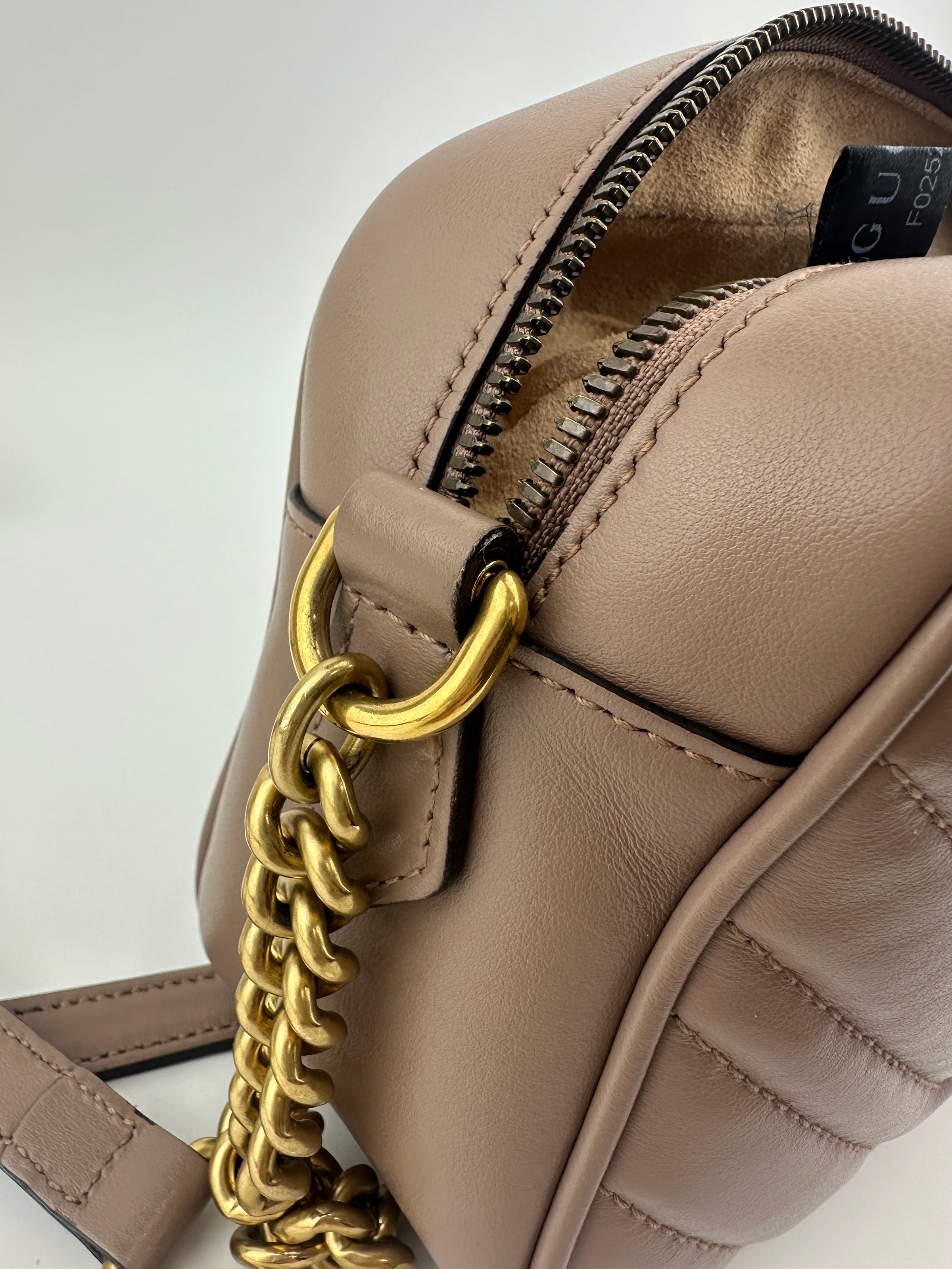 GG Marmont Small Dusty Pink Camera Bag