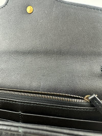 443122 GG Marmont Black Wallet on Chain