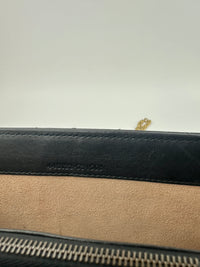 443122 GG Marmont Black Wallet on Chain