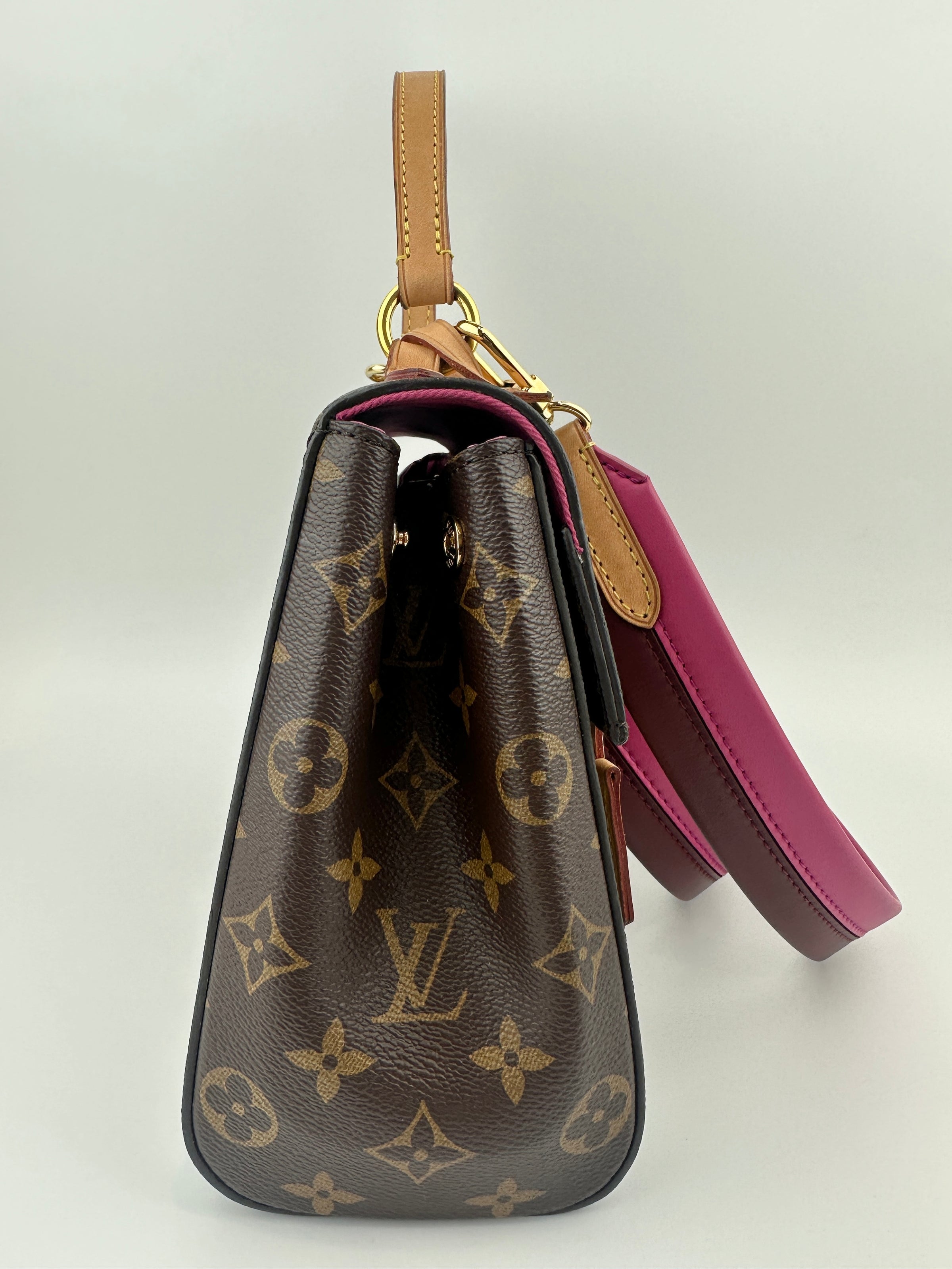 M42738 Cluny BB Monogram Canvas Bordeaux / Fuchsia Bag