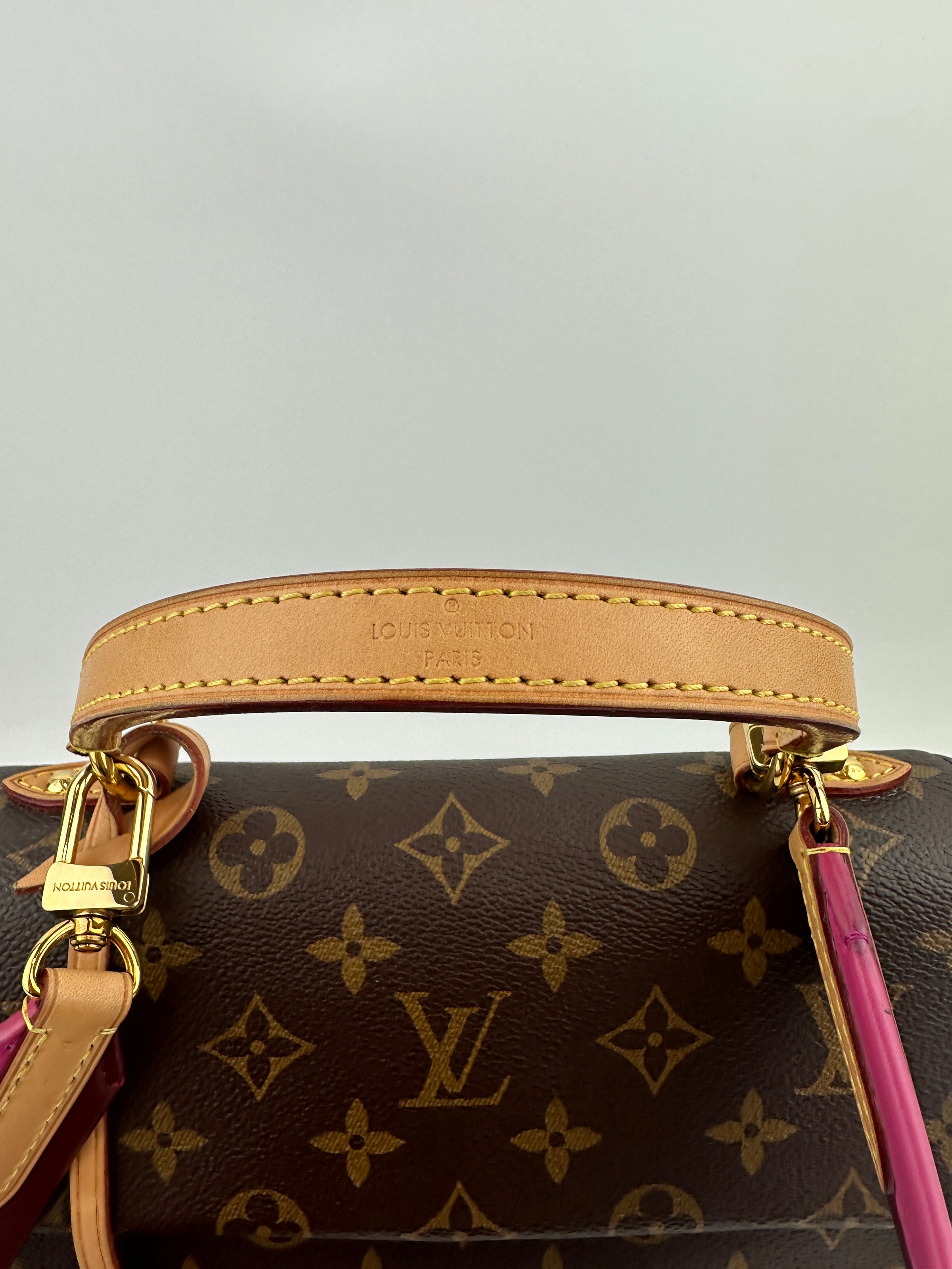 M42738 Cluny BB Monogram Canvas Bordeaux / Fuchsia Bag