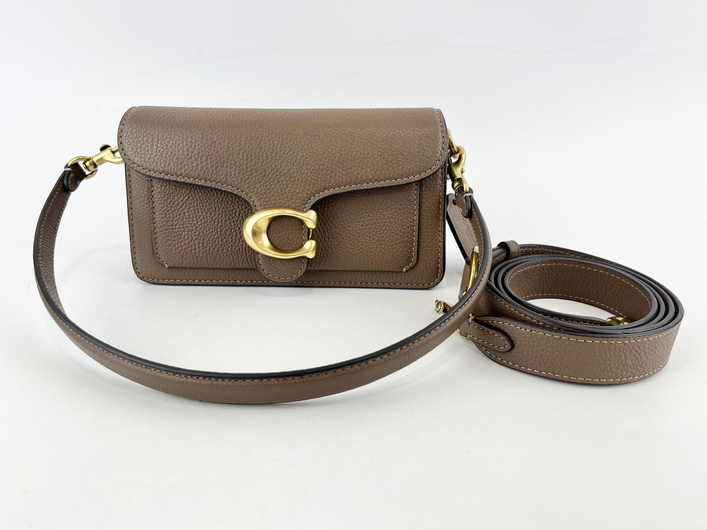 Tabby 20 Shoulder Bag Stone Brown CY201