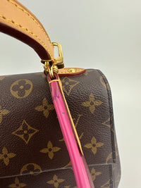 M42738 Cluny BB Monogram Canvas Bordeaux / Fuchsia Bag