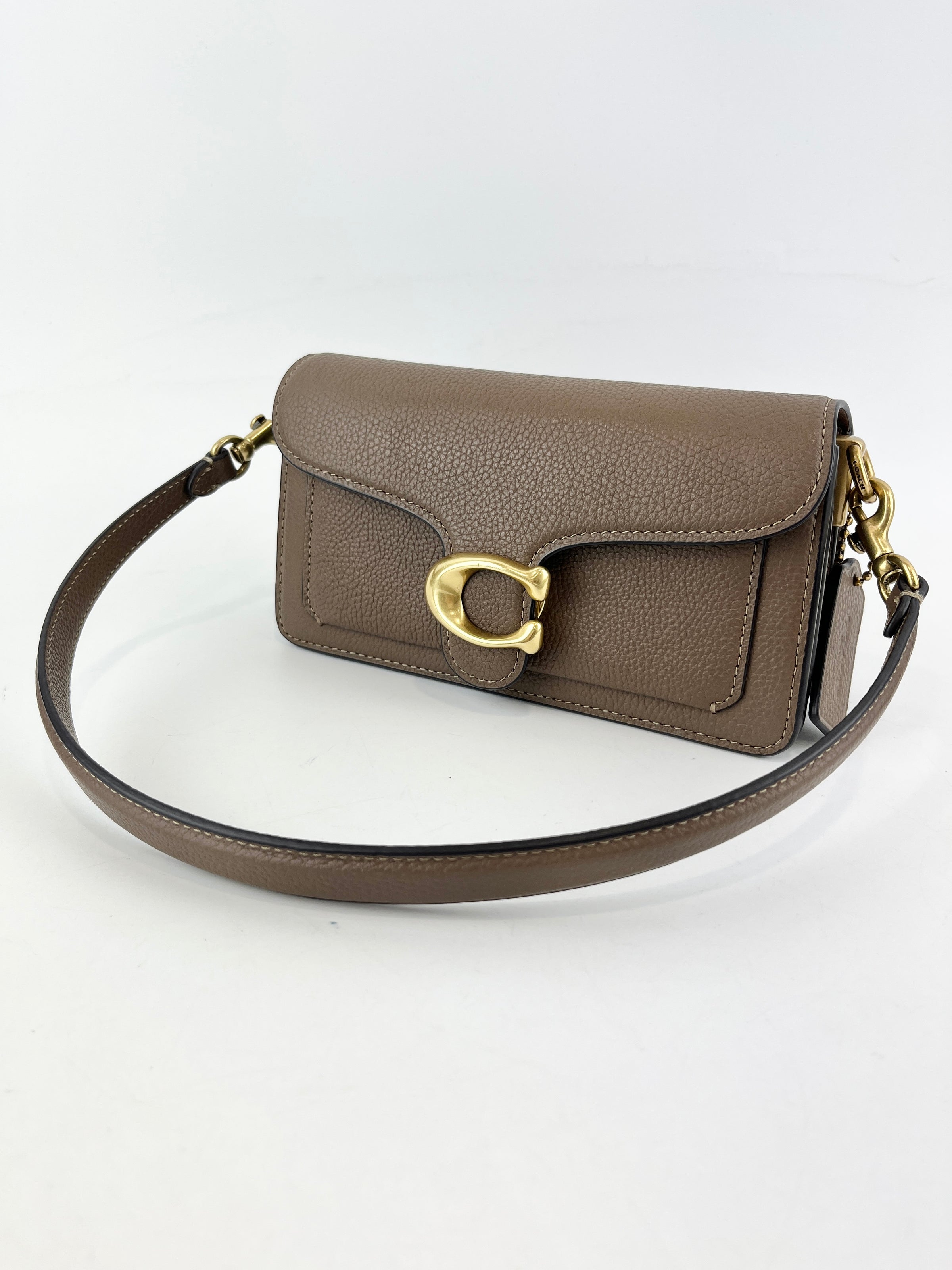 Tabby 20 Shoulder Bag Stone Brown CY201