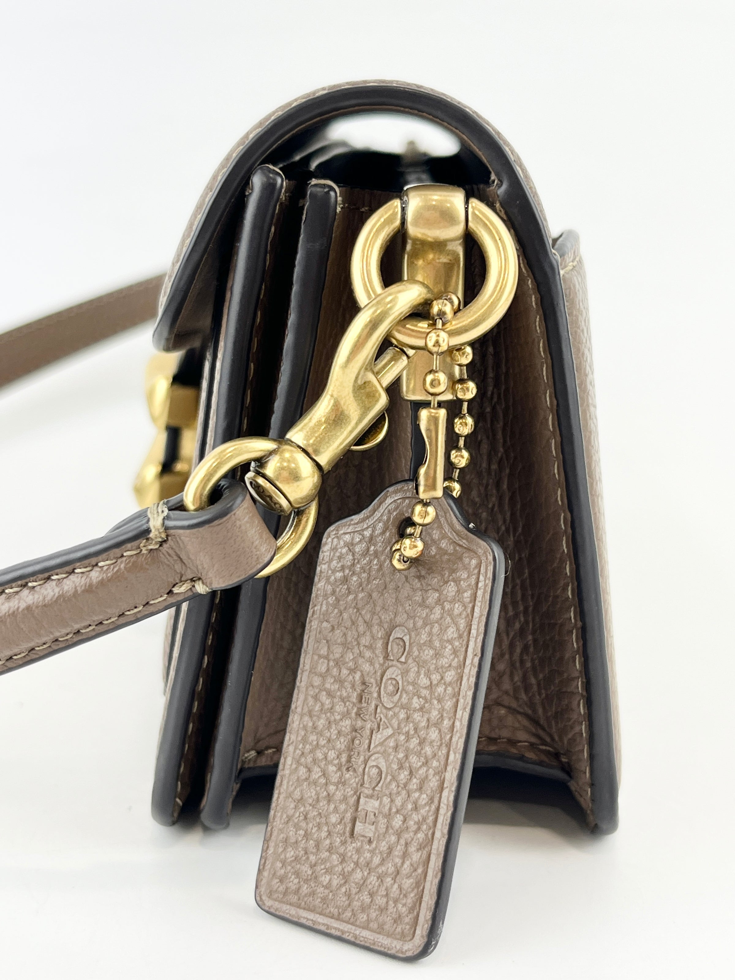 Tabby 20 Shoulder Bag Stone Brown CY201