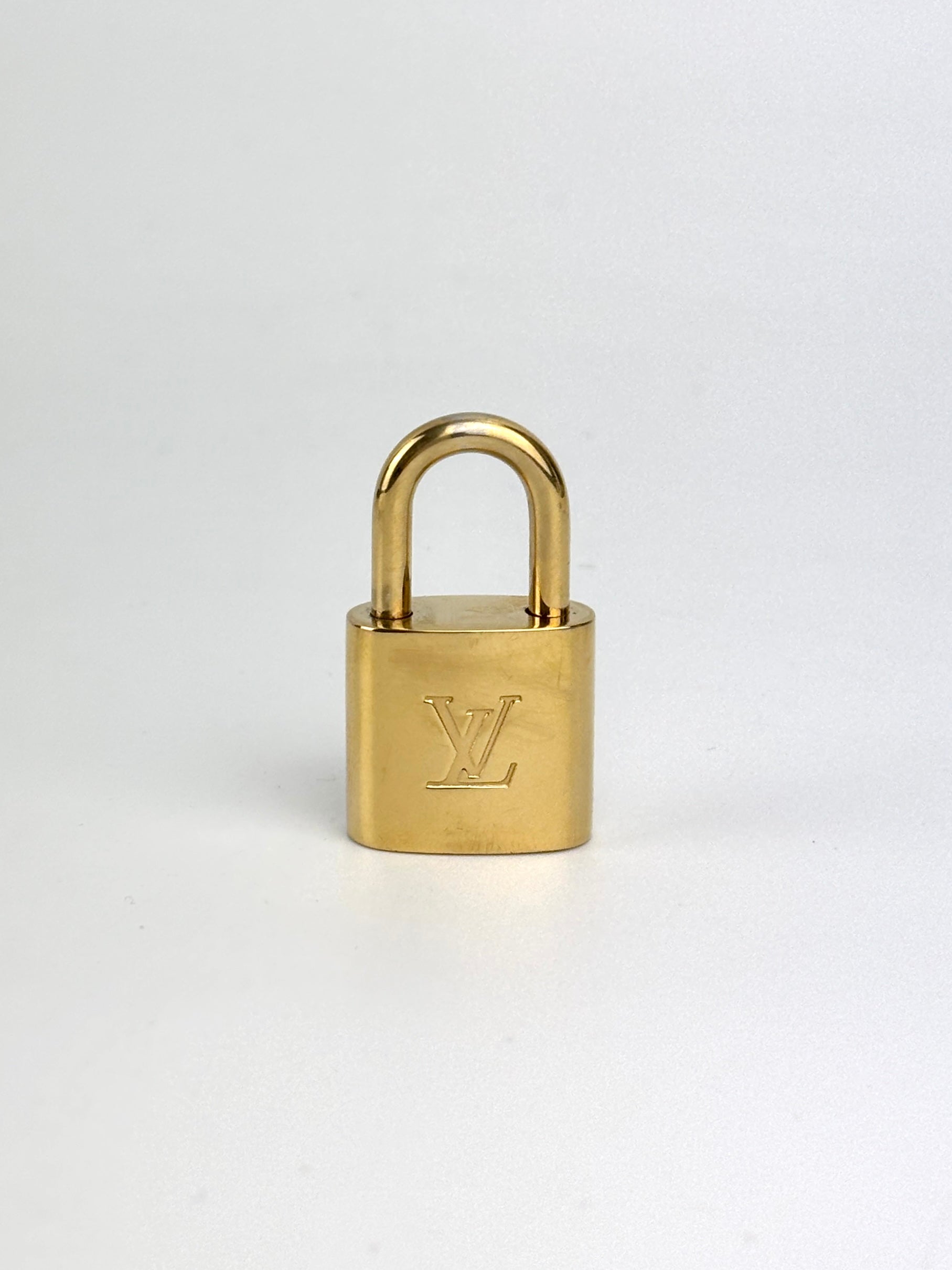 Gold Tone Padlock & Keys #305 - Glampot