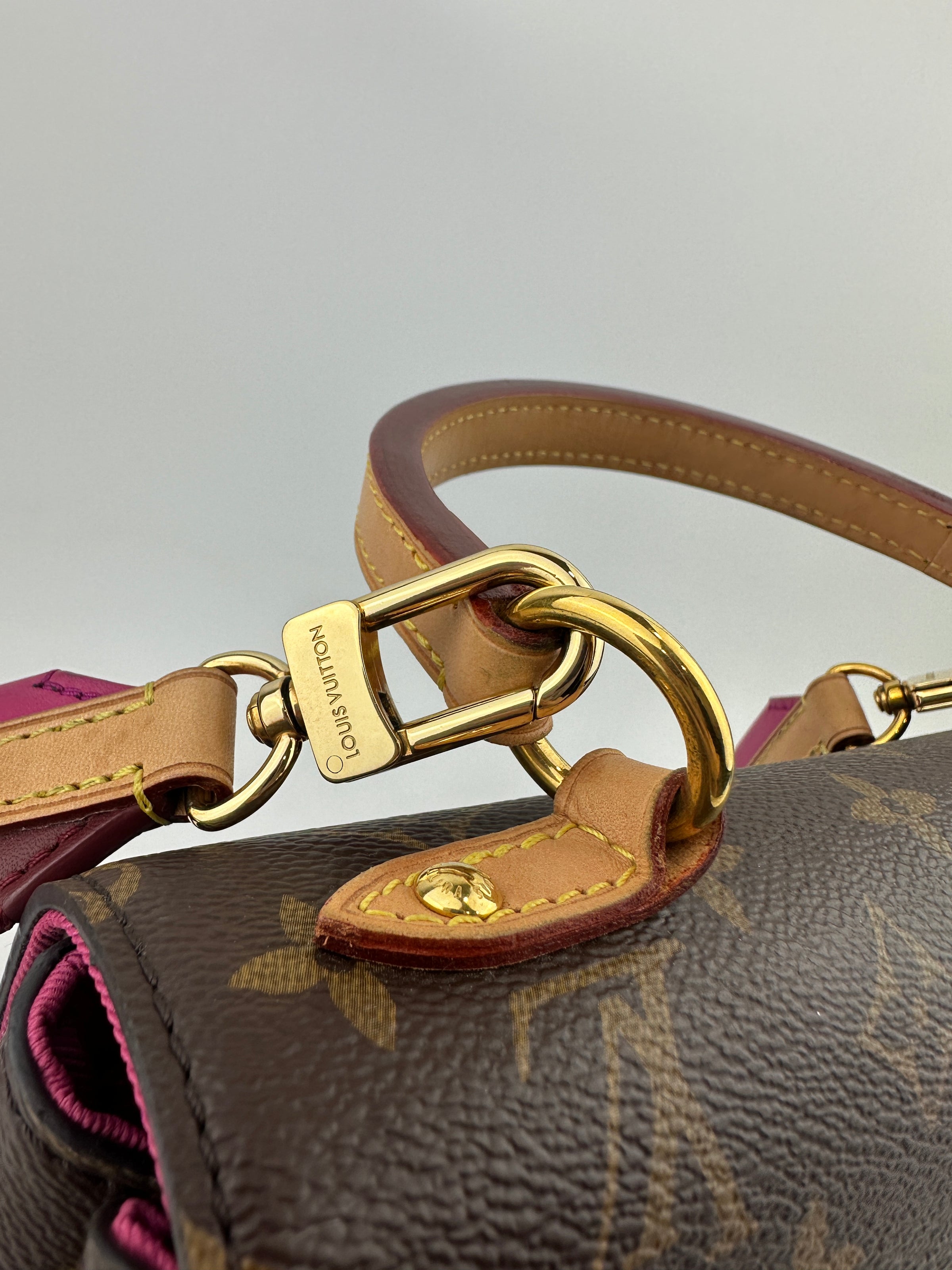 M42738 Cluny BB Monogram Canvas Bordeaux / Fuchsia Bag