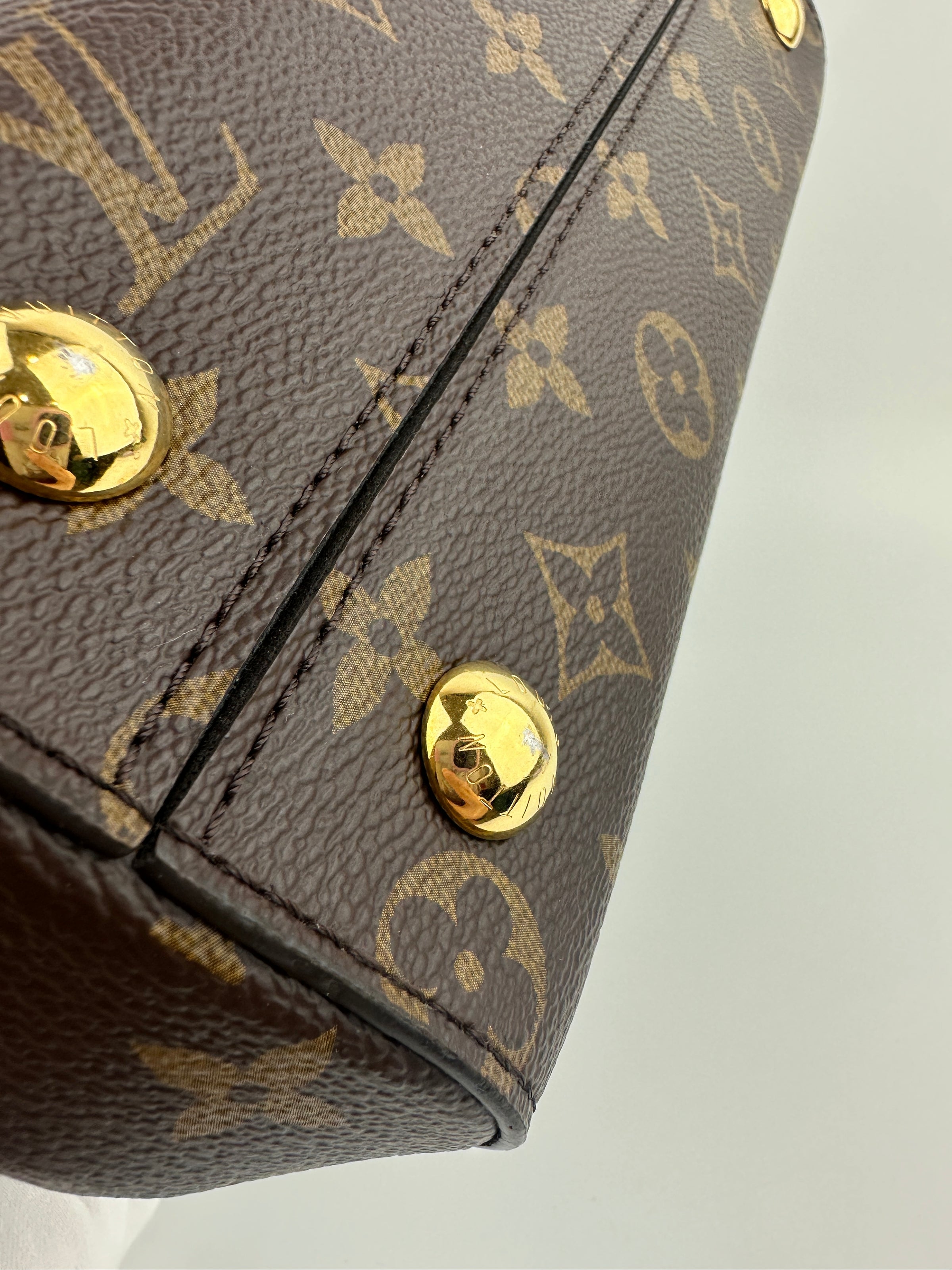 M42738 Cluny BB Monogram Canvas Bordeaux / Fuchsia Bag