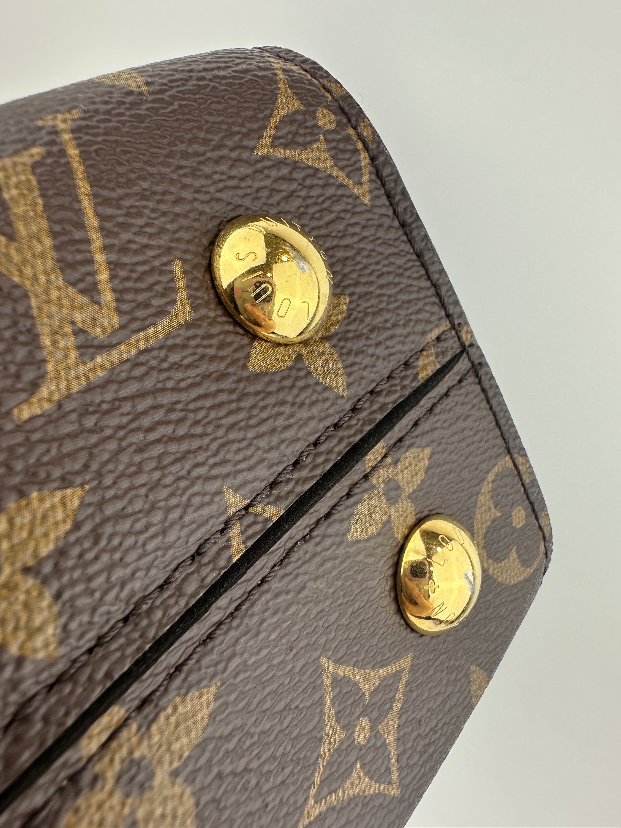 M42738 Cluny BB Monogram Canvas Bordeaux / Fuchsia Bag