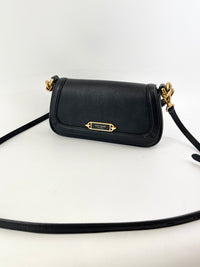 Gramercy Small Flap Shoulder Bag Black