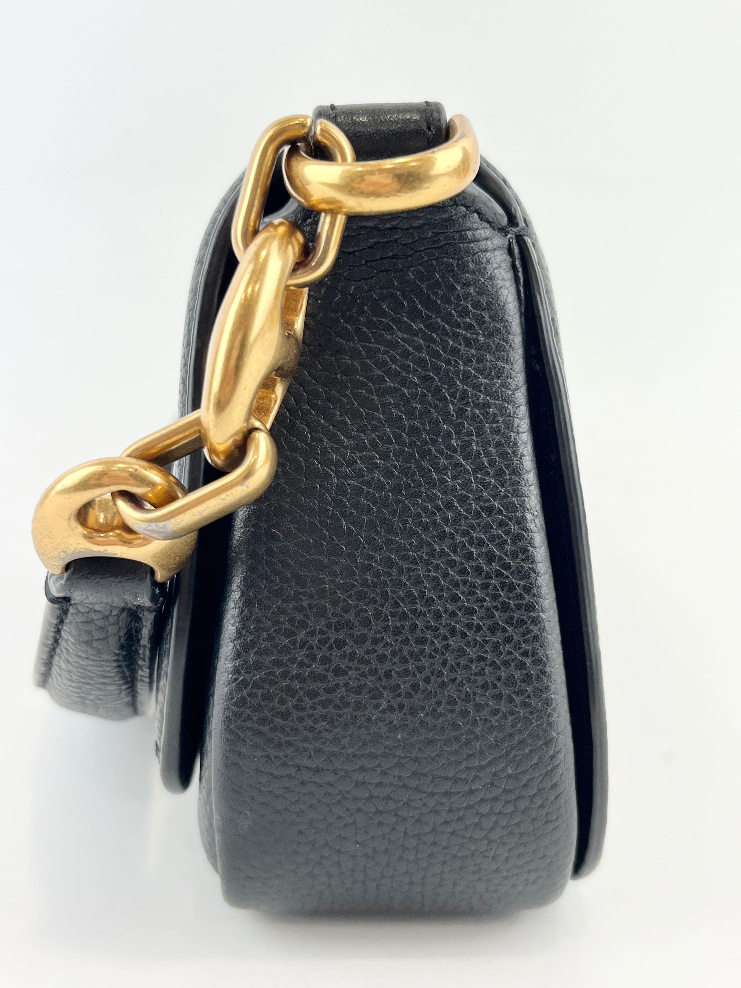 Gramercy Small Flap Shoulder Bag Black
