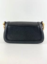 Gramercy Small Flap Shoulder Bag Black