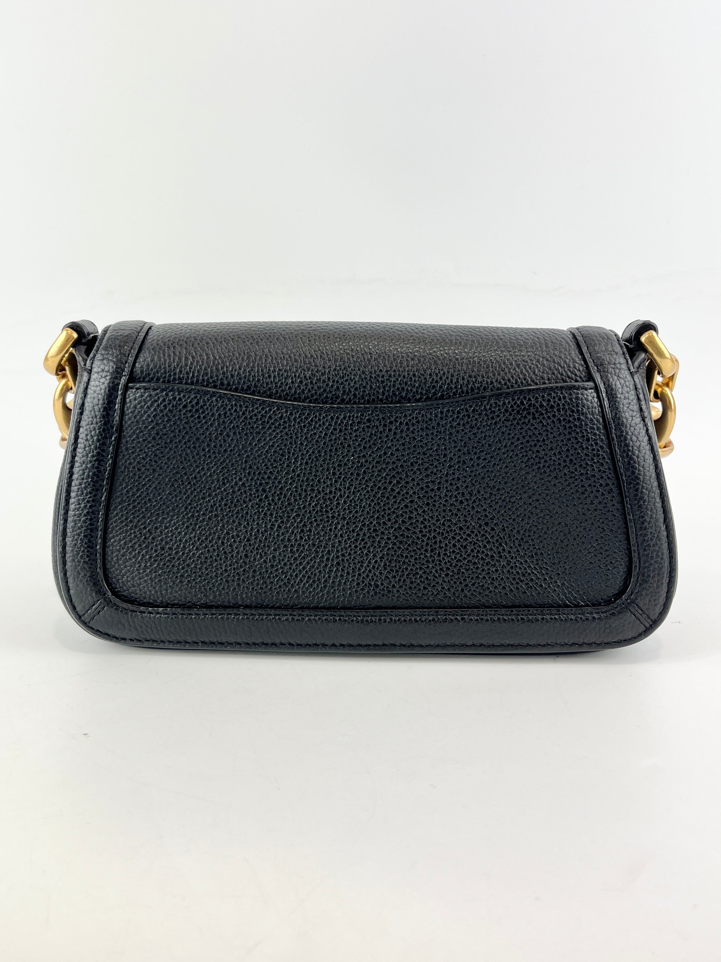 Gramercy Small Flap Shoulder Bag Black