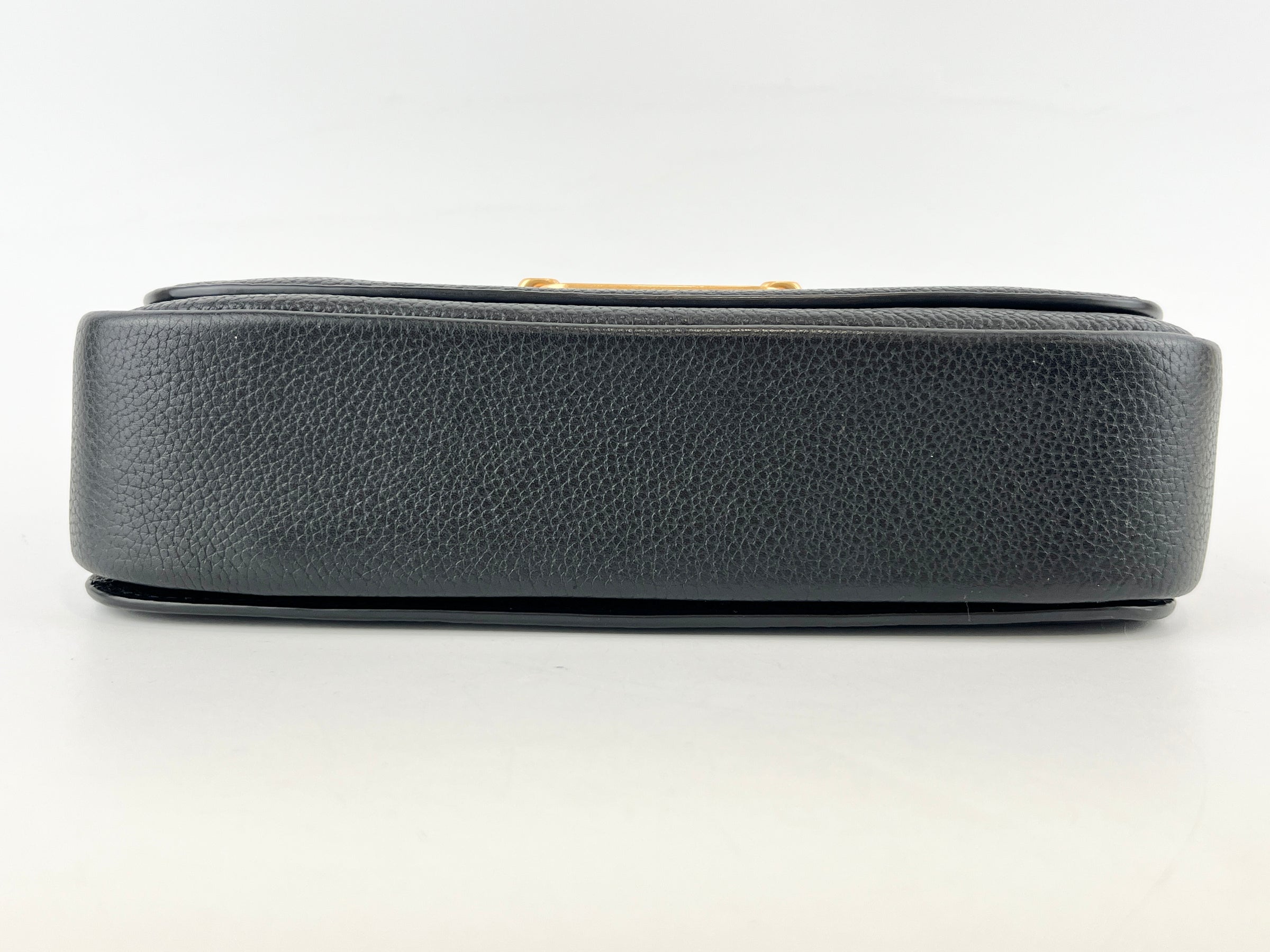 Gramercy Small Flap Shoulder Bag Black