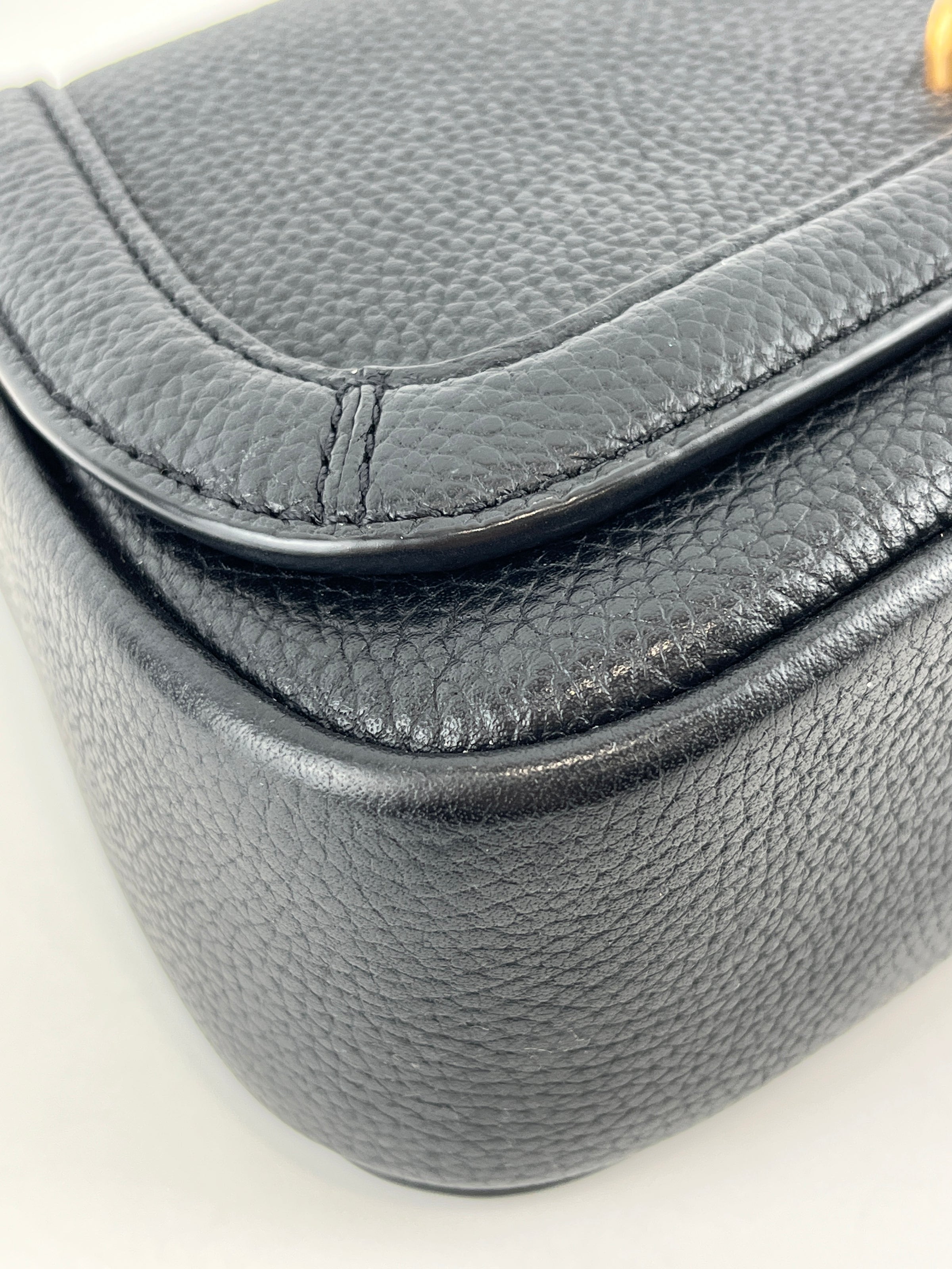 Gramercy Small Flap Shoulder Bag Black