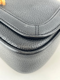 Gramercy Small Flap Shoulder Bag Black