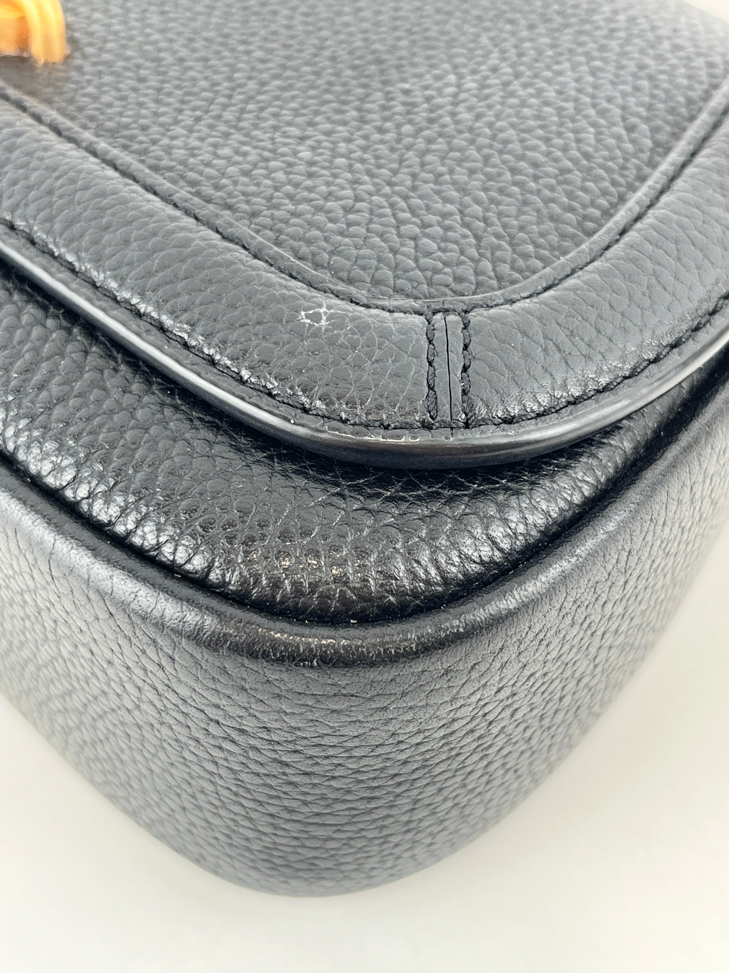Gramercy Small Flap Shoulder Bag Black