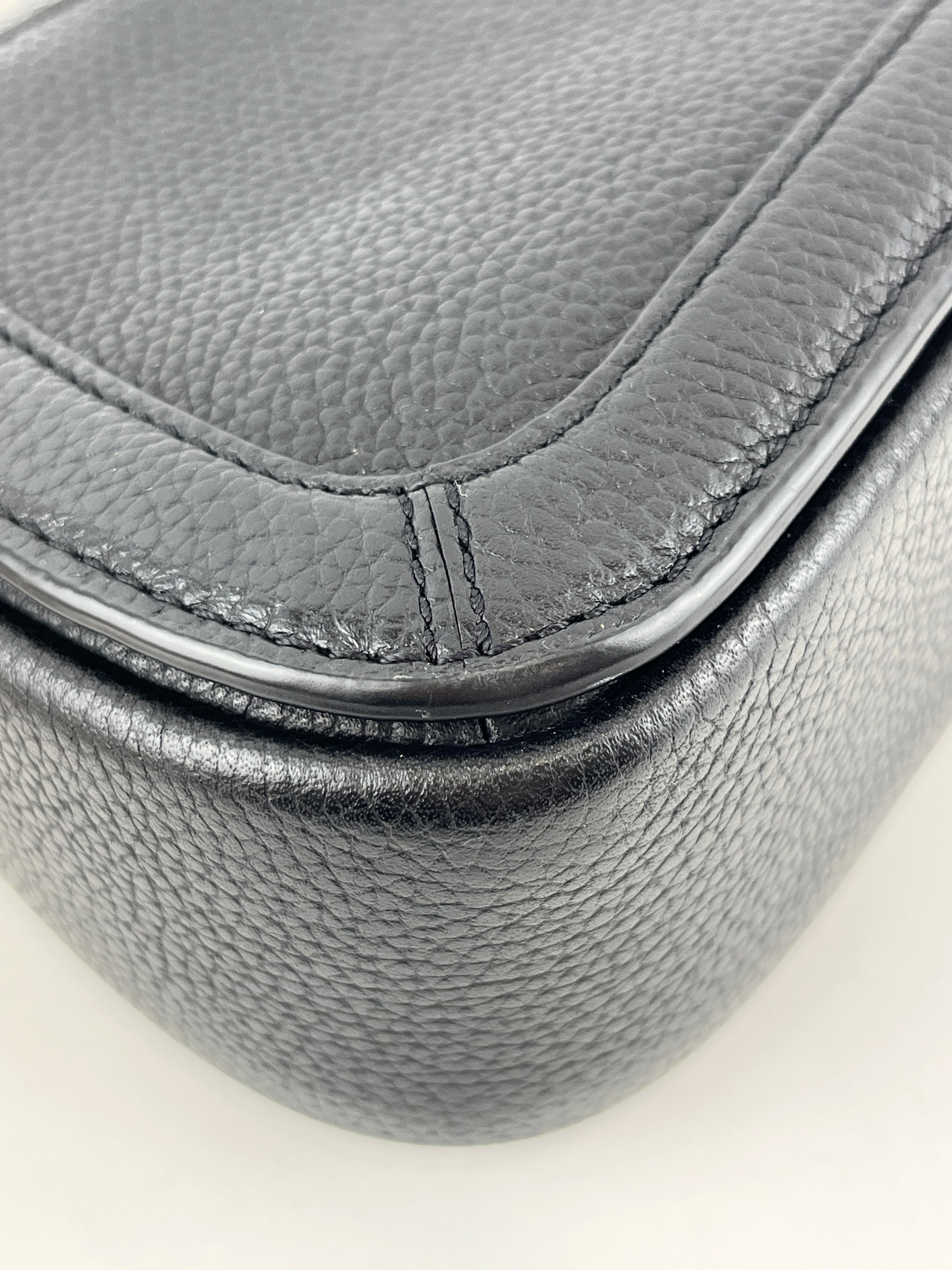 Gramercy Small Flap Shoulder Bag Black