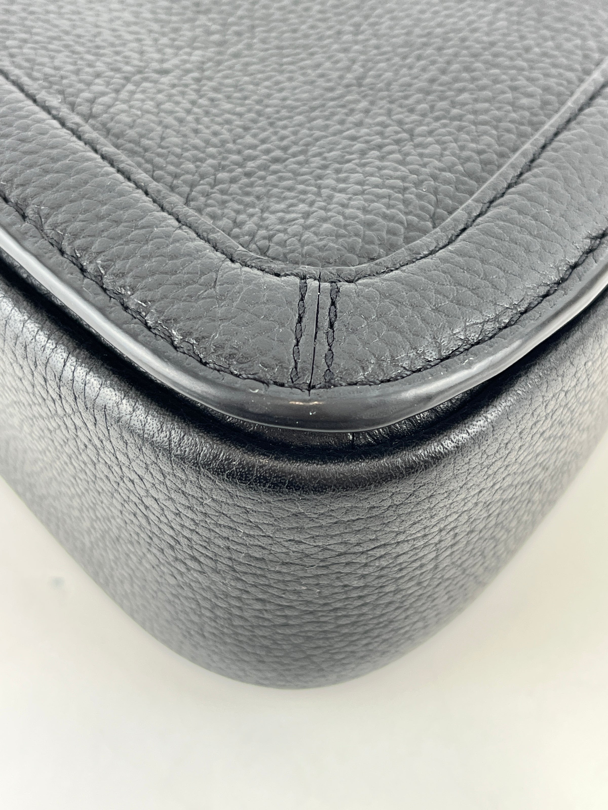Gramercy Small Flap Shoulder Bag Black