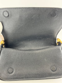 Gramercy Small Flap Shoulder Bag Black