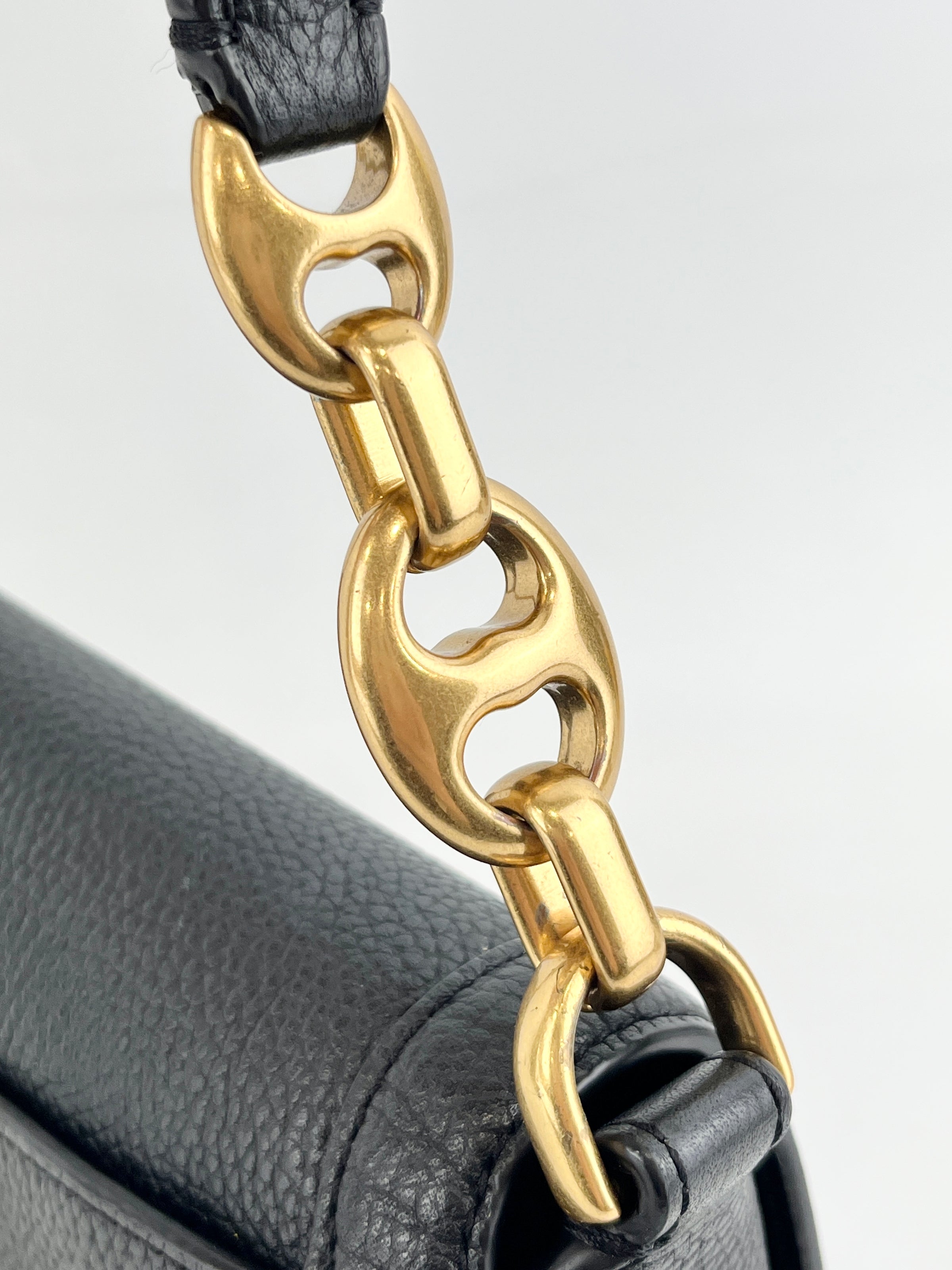 Gramercy Small Flap Shoulder Bag Black