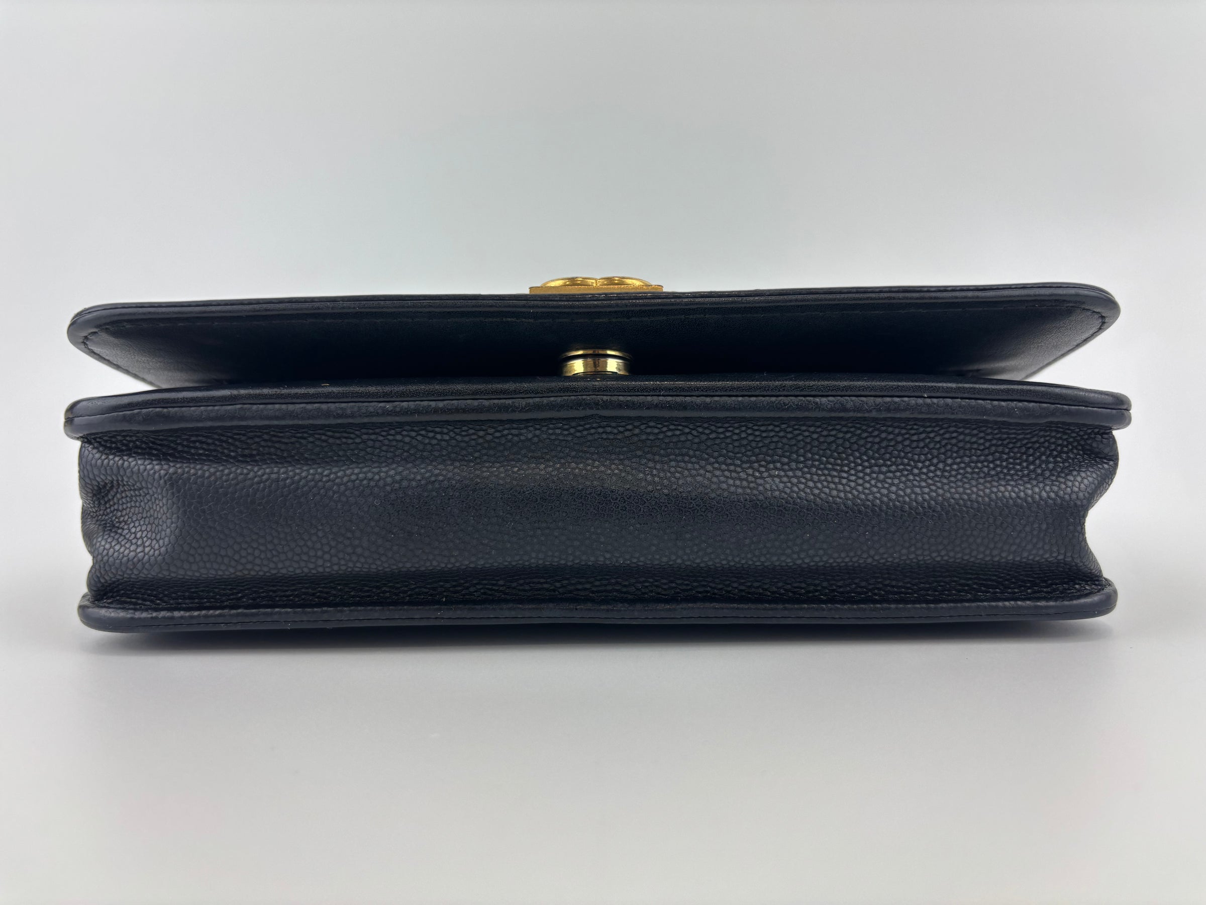 AP1117 Boy Wallet on Chain Black Caviar GHW