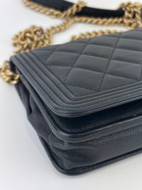 AP1117 Boy Wallet on Chain Black Caviar GHW