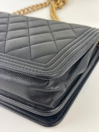 AP1117 Boy Wallet on Chain Black Caviar GHW